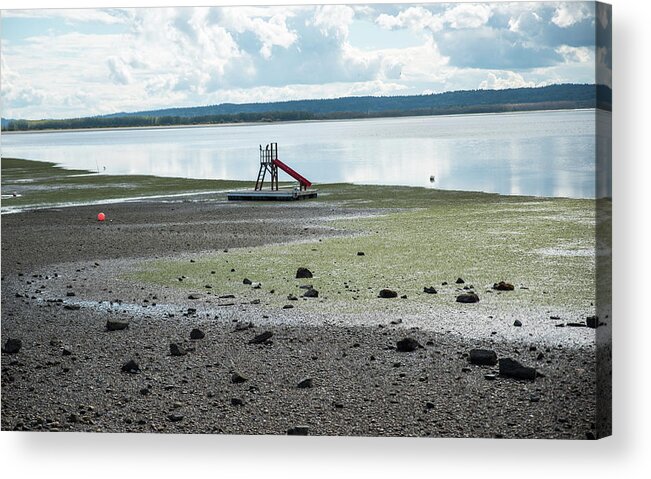 Empty Playground Acrylic Print featuring the photograph Empty Playground by Tom Cochran
