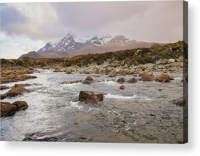 River Sligachan Acrylic Print featuring the photograph Eternal Beauty by Holly Ross