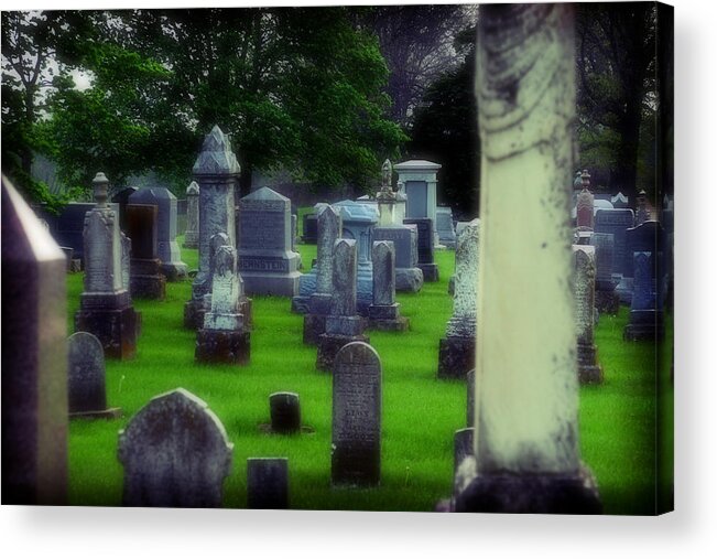 Cemetery Acrylic Print featuring the photograph Ethereality by Carl Perry