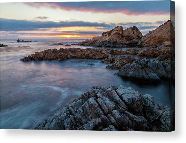 Landscape Acrylic Print featuring the photograph Evening Blue by Jonathan Nguyen