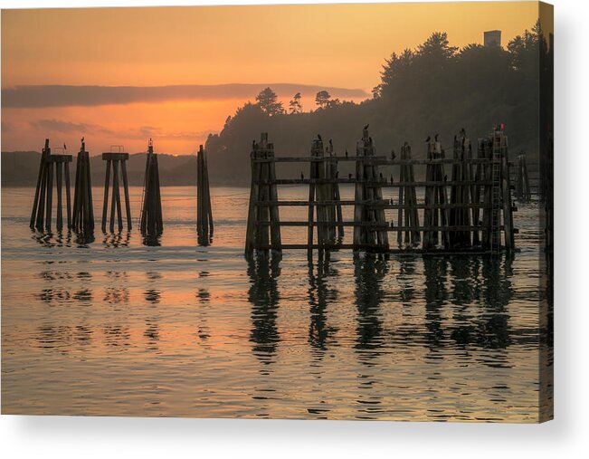 Evening Acrylic Print featuring the photograph Evening Reflections by Kristina Rinell