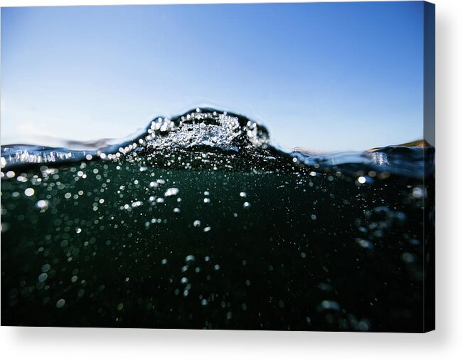 Underwater Acrylic Print featuring the photograph Expressive water by Gemma Silvestre