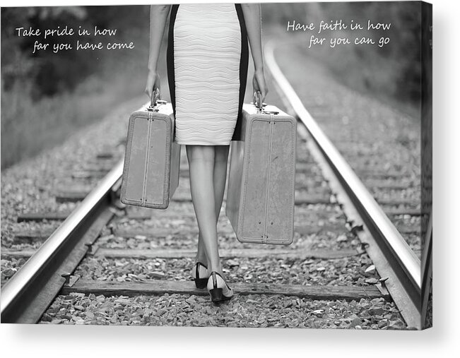 Pride Acrylic Print featuring the photograph Faith in Your Journey by Barbara West