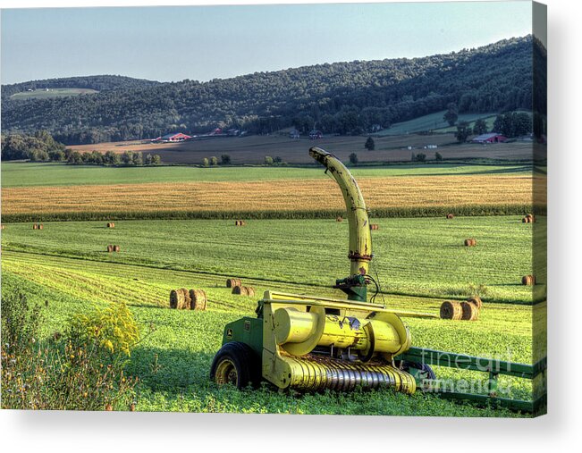Farm Acrylic Print featuring the photograph Farmland by Rod Best