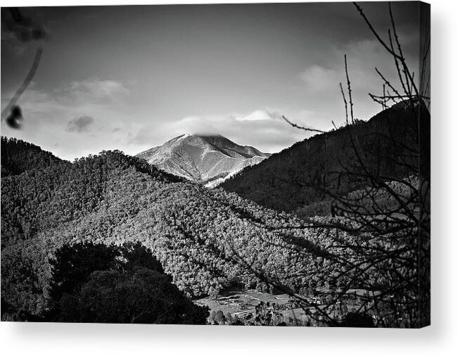 Snow Acrylic Print featuring the photograph Feathertop by Mark Lucey