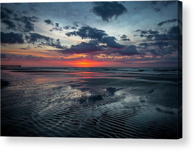Isle Of Palms Acrylic Print featuring the photograph February Bliss - Isle of Palms, SC by Donnie Whitaker