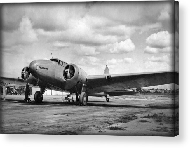 Airplane Acrylic Print featuring the photograph Federmann by Jeff Phillippi