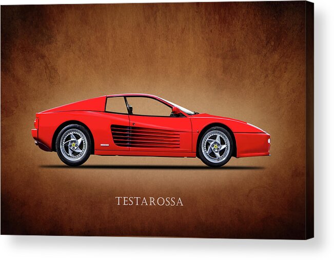 Ferrari Testarossa Acrylic Print featuring the photograph Ferrari Testarossa by Mark Rogan