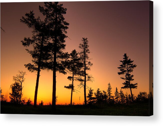 Sun Acrylic Print featuring the photograph FIRE in the SKY by Jakub Sisak