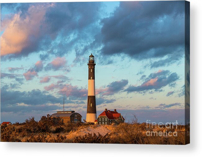 Fire Island Acrylic Print featuring the photograph Fire Island Lighthouse by Sean Mills