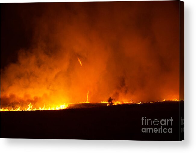  Acrylic Print featuring the photograph Firenado by Jean Hutchison