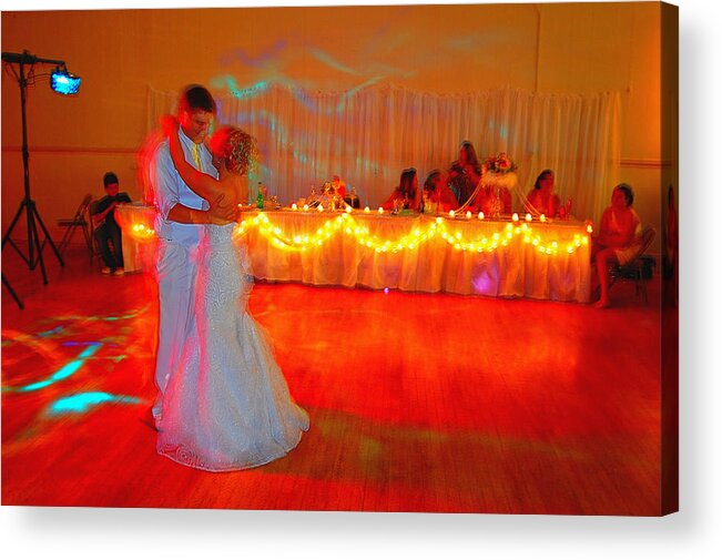 Wedding Acrylic Print featuring the photograph First Dance by Jame Hayes