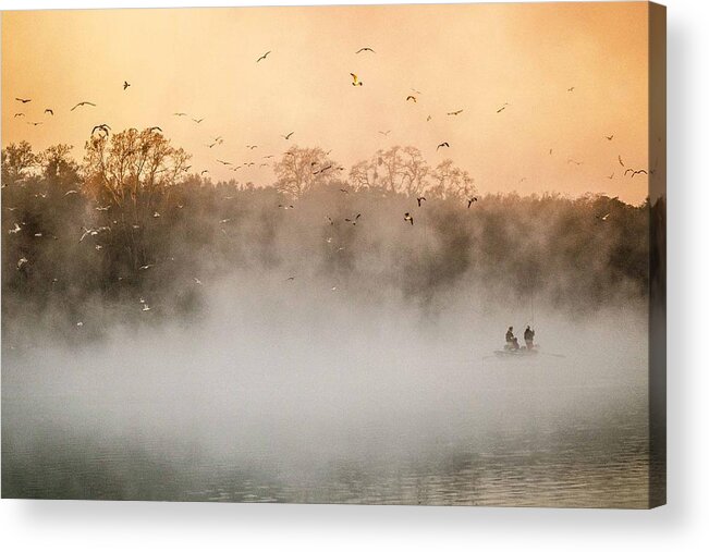 Morning Acrylic Print featuring the photograph Fisher's Delight by Janet Kopper