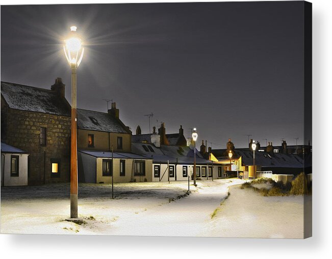 Fittie Acrylic Print featuring the photograph Fittie in the Snow by Veli Bariskan