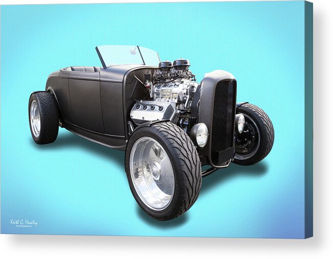 Car Acrylic Print featuring the photograph Flat Black by Keith Hawley