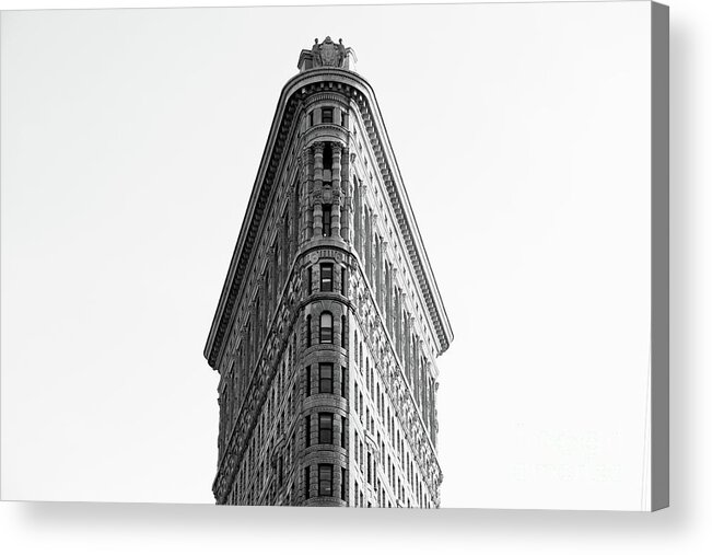 Flat Iron Acrylic Print featuring the photograph Flat Iron Building by MGL Meiklejohn Graphics Licensing