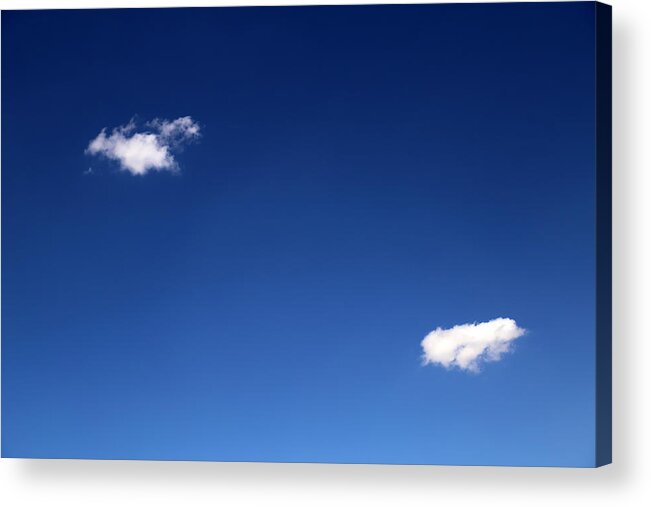 Cloud Acrylic Print featuring the photograph Floating by Mary Bedy