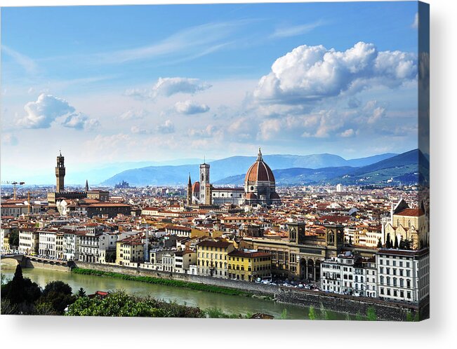 Florence Acrylic Print featuring the photograph Florence, Italy by Dutourdumonde Photography