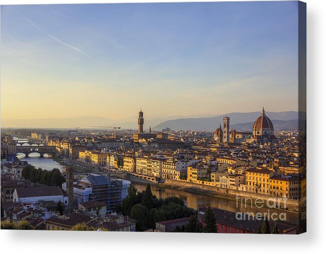 Florence Acrylic Print featuring the photograph Florence by Spencer Baugh