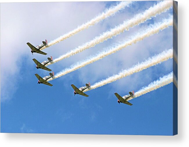 Flyers Acrylic Print featuring the photograph Flying in Formation by Kristin Elmquist