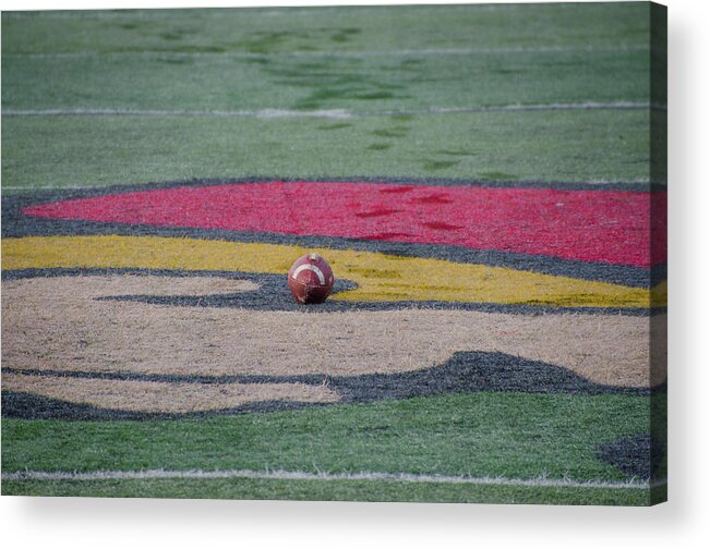 Football Acrylic Print featuring the photograph Football Game by Bill Cannon