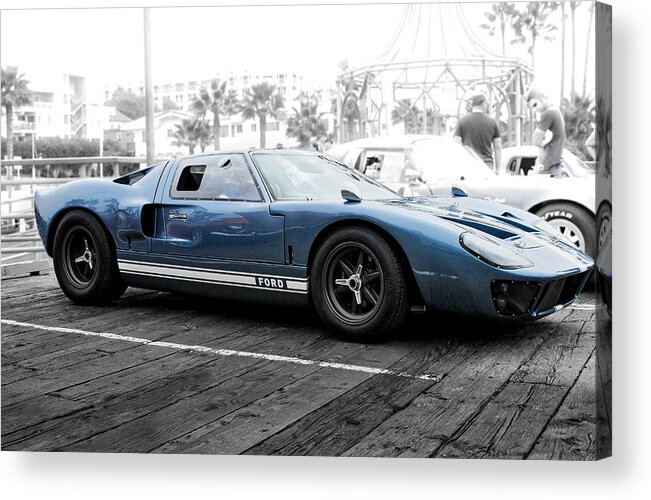 Ford Gt Acrylic Print featuring the photograph Ford G T 40 by Gene Parks