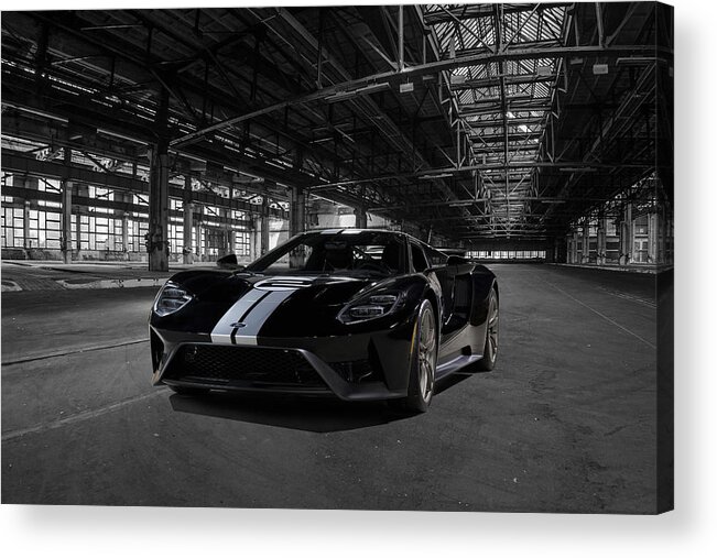 Ford Gt Acrylic Print featuring the photograph Ford GT '66 Heritage Edition by Peter Chilelli
