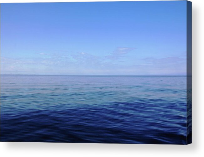 Georgian Bay Acrylic Print featuring the photograph Forever Blue by Debbie Oppermann