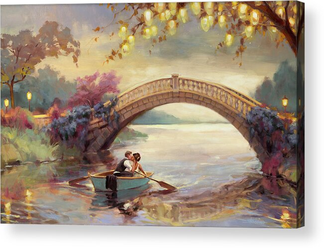 Romance Acrylic Print featuring the painting Forever Yours by Steve Henderson