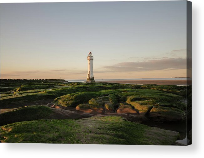 Fort Perch Lighthouse Acrylic Print featuring the photograph Fort Perch Lighthouse by Spikey Mouse Photography