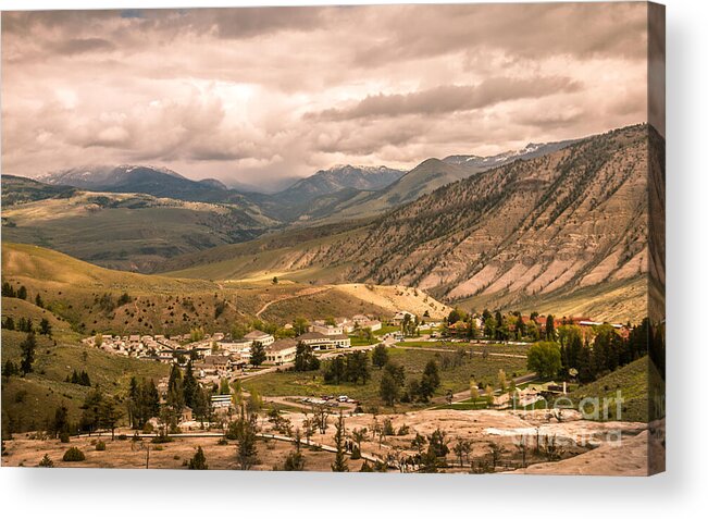 Mammoth Acrylic Print featuring the photograph Fort Yellowstone by Robert Bales