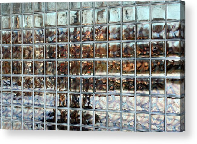 Modern Photgraphy Acrylic Print featuring the photograph Fractured Reflections by Scott Heister