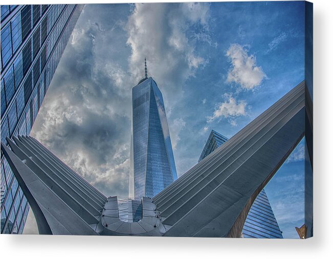  Acrylic Print featuring the photograph Freedom Tower by Alan Goldberg