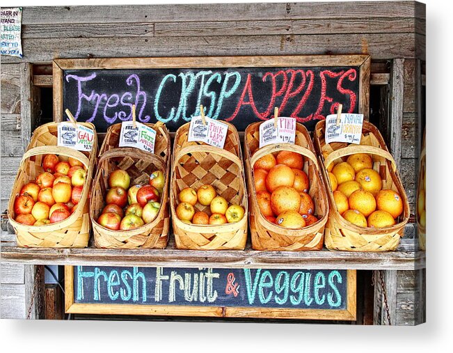 Fresh Fruit Acrylic Print featuring the photograph Fresh Fruit by Don Margulis