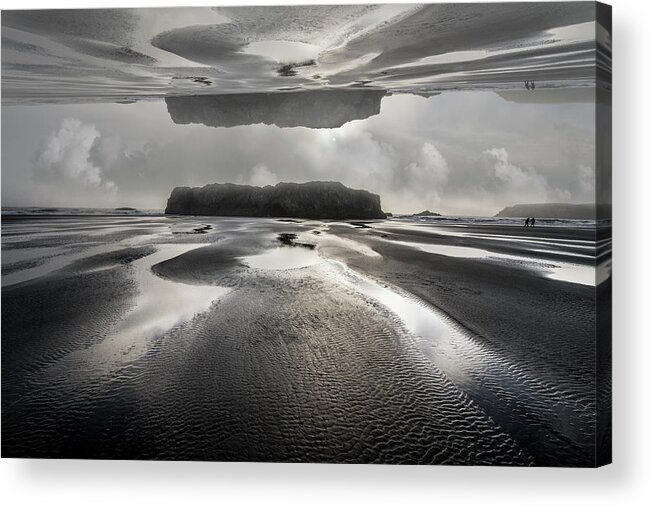 Clouds Acrylic Print featuring the photograph From the Other Side by Debra and Dave Vanderlaan