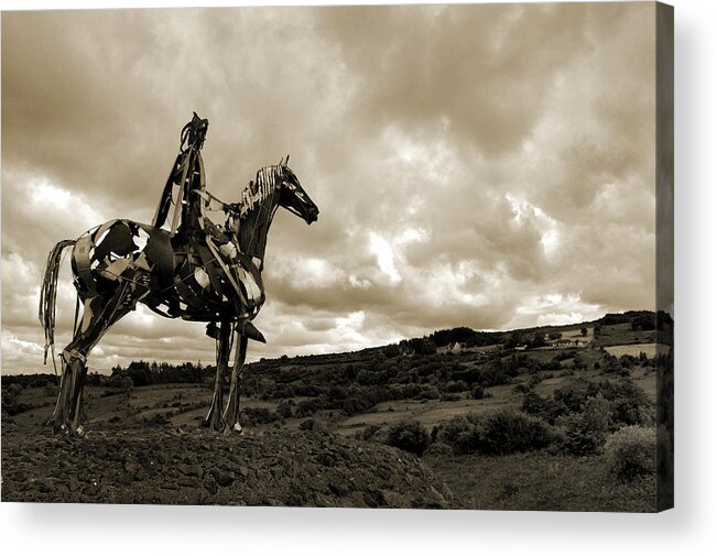 Gaelic Chieftain Acrylic Print featuring the photograph Gaelic Chieftain. by Terence Davis