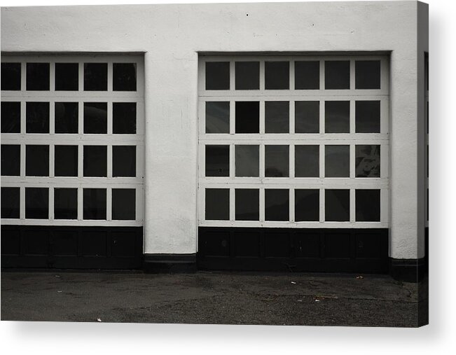Color Acrylic Print featuring the photograph Garage In Colour by Kreddible Trout