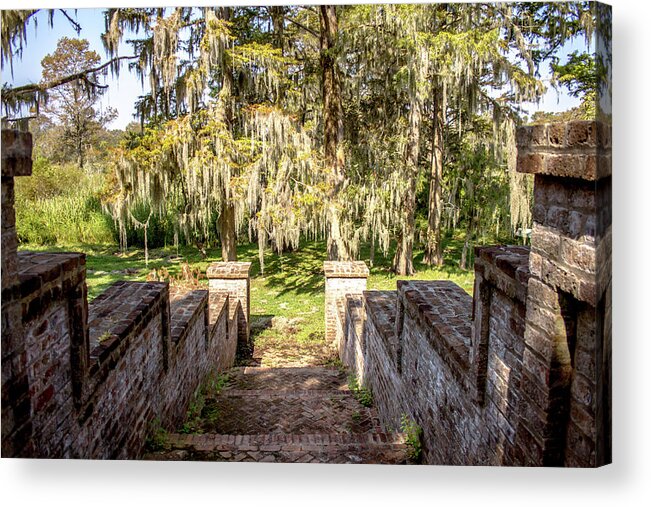 2017 Acrylic Print featuring the photograph Garden entry by Darrell Foster