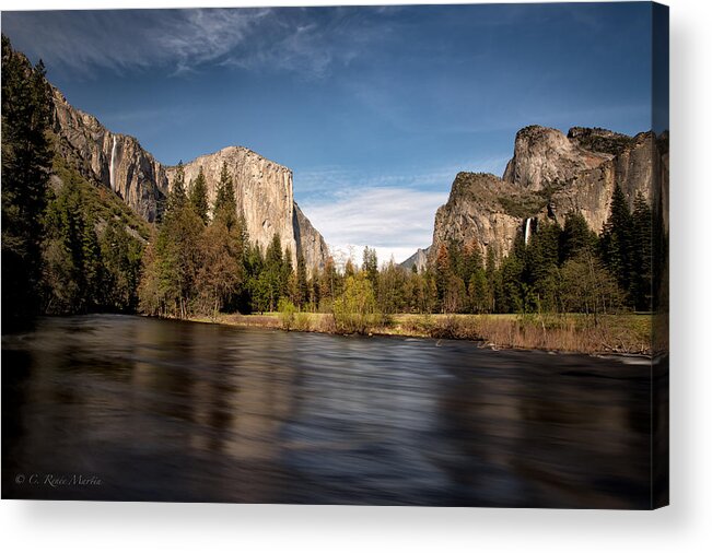 The Gates Of The Valley Acrylic Print featuring the photograph Gates of the Valley by C Renee Martin