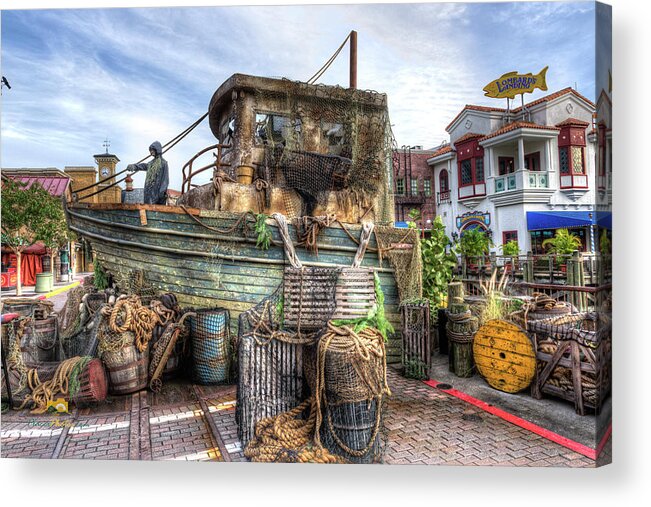 Amusement Parks Acrylic Print featuring the photograph Ghost Boat by Jim Thompson