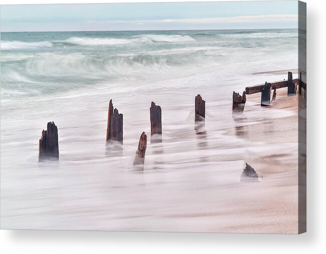 Obx Acrylic Print featuring the photograph Ghost Waves by Jimmy McDonald