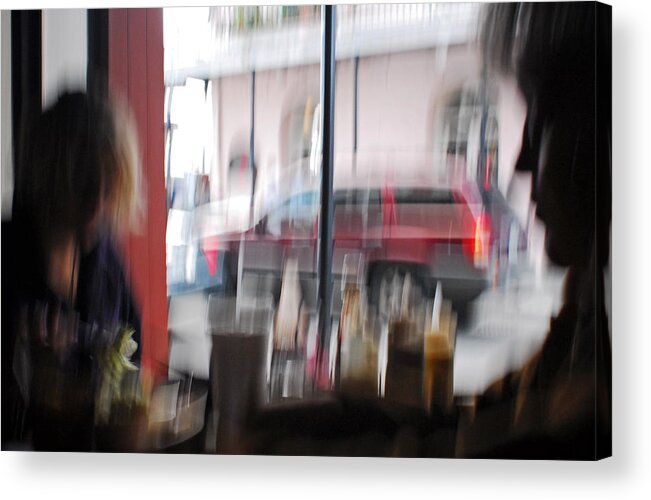 Girls Acrylic Print featuring the photograph Girls in the Window by Wayne Archer