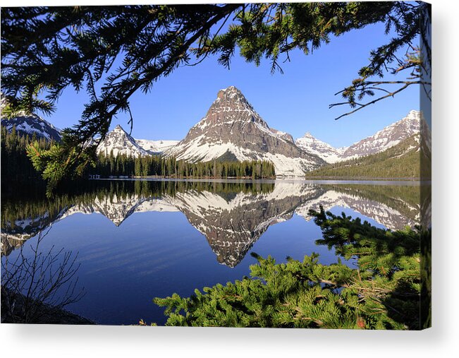 Glacier National Park Acrylic Print featuring the photograph Glimpse of Paradise by Jack Bell