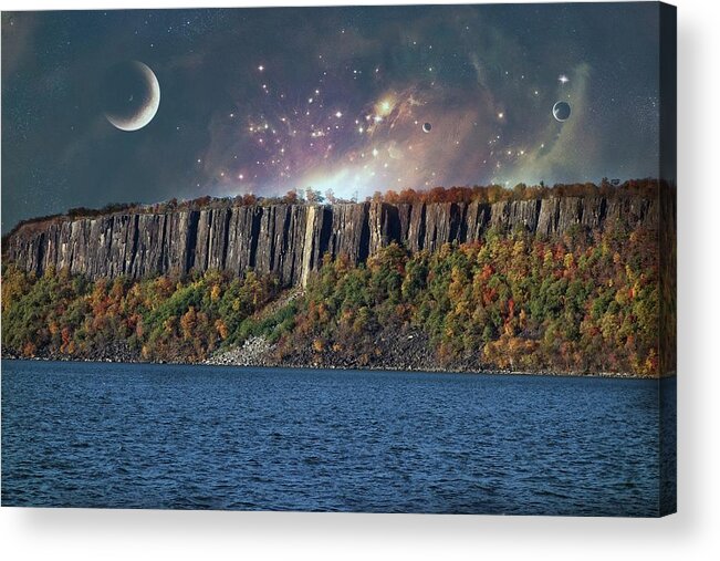 Space Acrylic Print featuring the photograph God's Space Over Planet Earth by Russ Considine