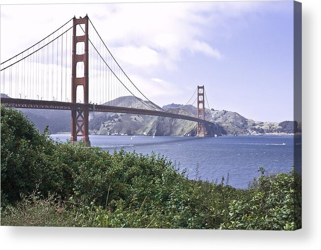 Golden Gate Bridge Acrylic Print featuring the photograph Golden Gate by Jim Riel