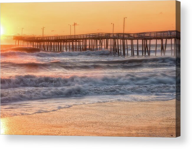 Sunrise Acrylic Print featuring the photograph Golden Glow by Russell Pugh