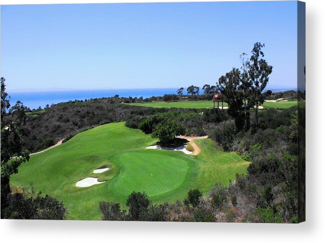 Pelican Hill Resort Acrylic Print featuring the photograph Golf Is Rough At Pelican Hill Resort by Natalie Ortiz