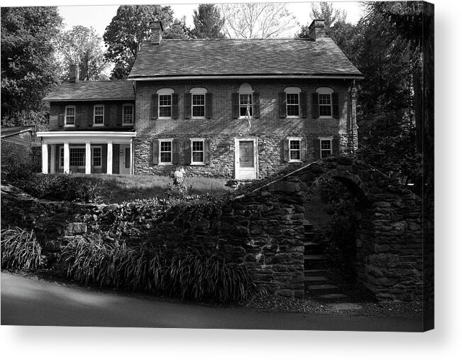 Landmark Acrylic Print featuring the photograph Gomez Mill House in Spring by Jeff Severson