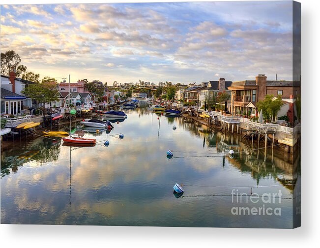 Grand Acrylic Print featuring the photograph Grand Canal by Eddie Yerkish