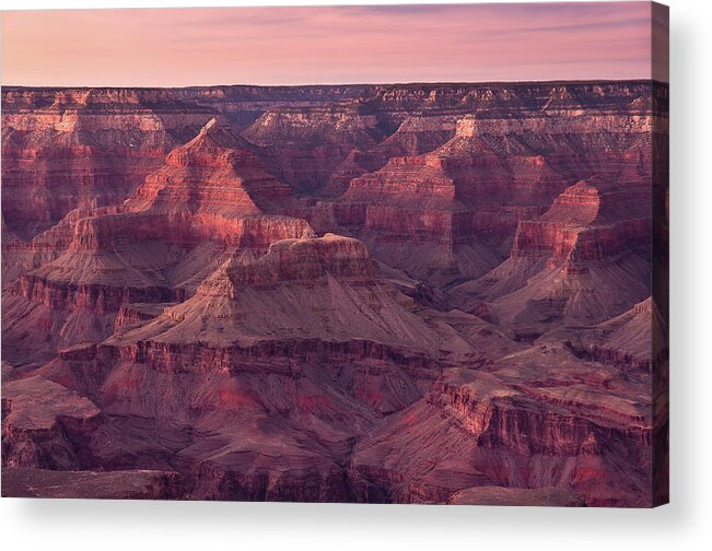 Grand Canyon National Park Acrylic Print featuring the photograph Grand Canyon Dusk 2 by Greg Nyquist